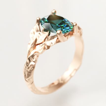 3D model of a custom engagement ring