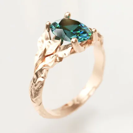 3D model of a custom engagement ring