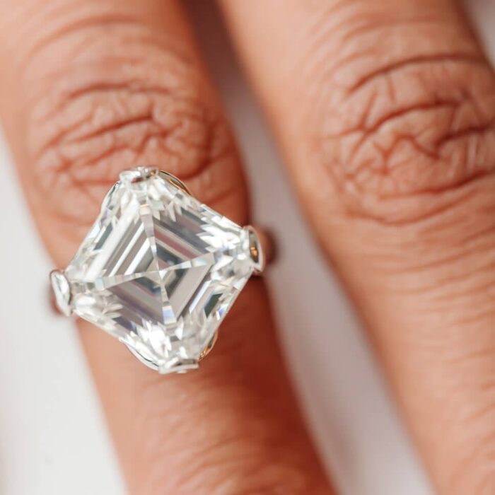 DSC09022 4ct Moissanite Infinity Anniversary Ring - Eternal Unity Design - NinaVova - Image 2