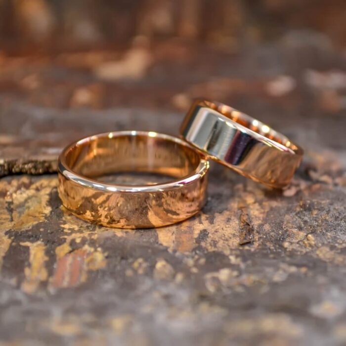 DSC_0047 Classic 14K Yellow Gold Men's Wedding Band - Image 1