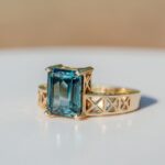 Brooklyn Bridge-Inspired Custom Sapphire Engagement Ring