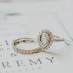 Radiant Harmony Bezel Halo Engagement Ring 1.5ct