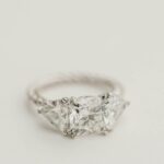 Twisted Shank Lab Diamond Ring