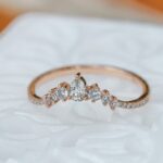 Harmonious Rose Gold Lab Diamond Wedding Band