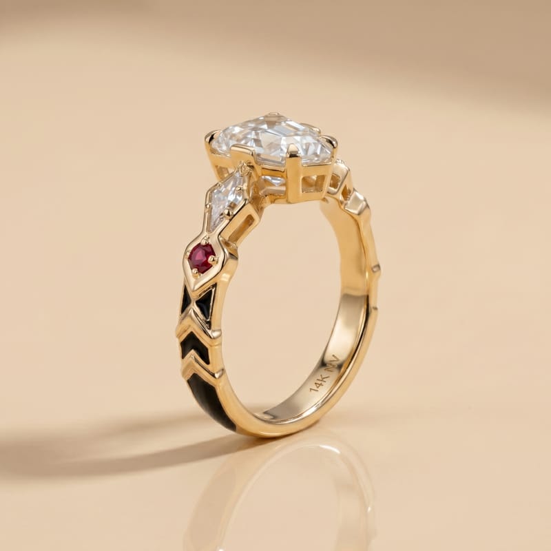 Custom engagement ring by NinaVova
