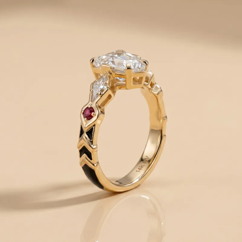 Custom engagement ring by NinaVova