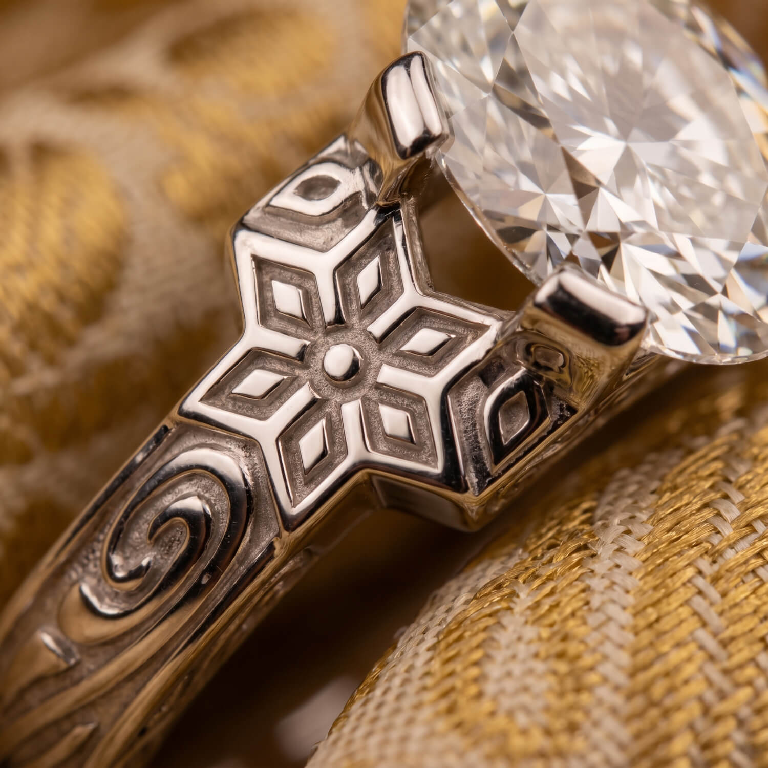 Coimbatore and Tamil Nadu art references translated into ring relief